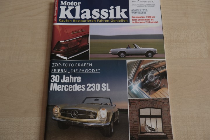 Deckblatt Motor Klassik (07/1993)
